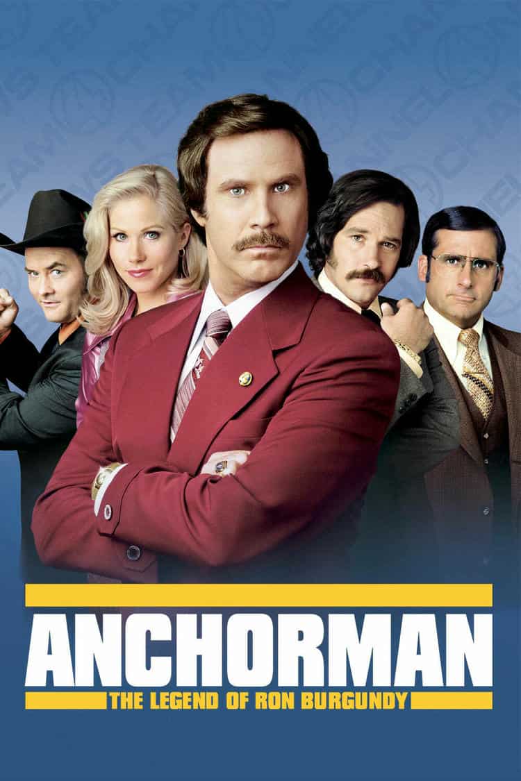 Poster for Anchorman: The Legend of Ron Burgundy